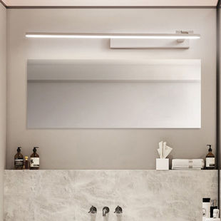 新品 镜前灯卫生间现代简约浴室led镜柜免打孔化妆镜子灯北欧灯具
