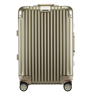 新款 德国进口铝镁合金登机旅行箱行李箱万向轮静音拉杆箱20寸小箱