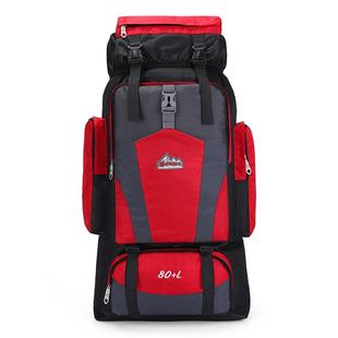 新款 80L户外大容量登山包男女旅行双肩背包徒步运动休闲旅游背包
