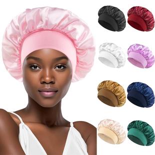 Bonnet Soft Hair Sleeping Cap for Elastic Band Wrap Sleep