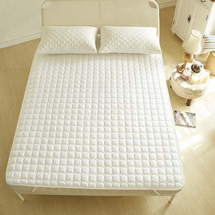 酒店宾馆床垫保护垫双人防滑可水洗1.5m软垫加厚1.8米床保洁褥子