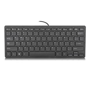 新款 力小键盘有线k电脑静音记声笔无便外接迷你本携办公家用超薄.