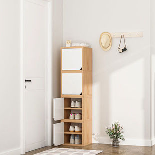 门口组合鞋 柜简易多层极窄30cm宽宿舍迷你小型家用经济型方格柜子