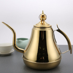 手冲咖啡壶细嘴茶壶不锈钢细口壶长嘴咖啡泡茶壶电磁炉家用小茶壶