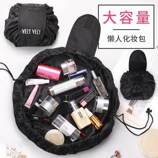韩国vely懒人化妆包大容量旅行包防水化妆包便携折叠收纳包洗漱t