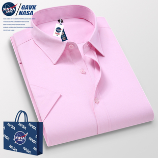 GAVK衬衫 NASA 百搭潮牌男女同款 男2023春秋季 情侣运动上衣 新品