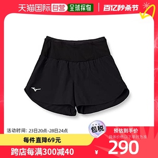 日本直邮 M黑色 Mizuno美津浓田径跑步男式 J2MB8710潮流 短裤