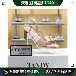 韩国直邮TANDY时尚 气质女士6CM高跟简单款 AD20081 凉鞋
