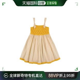 香港直邮ZIMMERMANN 女童棉质细布连衣裙童装