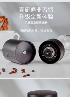 Bincoo电动磨豆机家用小型咖啡豆研磨机自动研磨器手动手磨咖啡机