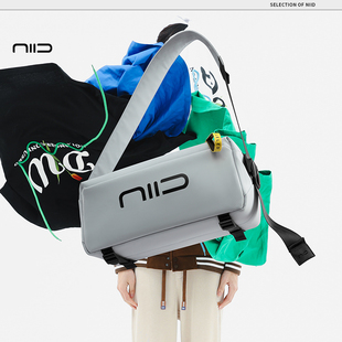 NIID新款 潮牌旅行包单肩斜挎行李包吐司包运动包健身包男收纳袋S5