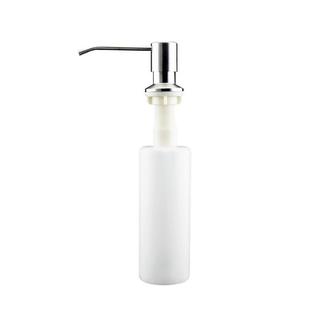 皂液器钢头304不锈钢按压式 水槽洗洁精瓶黑色给皂器塑料瓶500ML