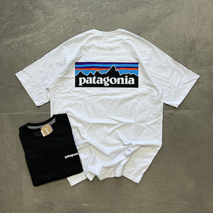 现货 经典 Patagonia短袖 山峰印花t恤 6巴塔哥尼亚24ss男女款