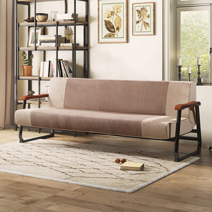 天坛家具两用折叠沙发床 现代简约客厅多功能两用布艺沙发小户型