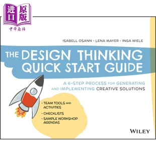 Thinking Isabell The 预售 设计思维快速入门指南 6步过程 Osann Design 英文原版 生成和执行创造性解决方案 Quick Start Guide