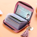 防消磁卡包男女式 拉链多卡位银行证件卡夹大容量驾照小巧卡套钱包