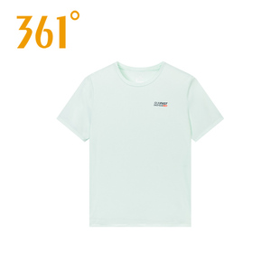 新款 薄款 361男装 跑步速干T恤2024秋季 透气男式 短袖 宽松上衣 运动衫