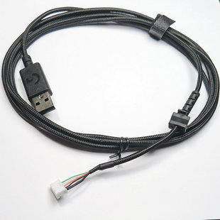 罗技鼠标线适用于G102G403g502HERO无线G903gpw一二代充电编织线