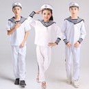 夏令营儿童人民小海军男女表演服装 水手合唱服兵娃娃演出服运动会