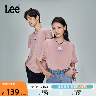 Lee舒适版 型经典 T恤潮流LUT0054714LE logo印花男女同款 休闲短袖