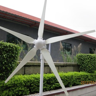 500W小型家用i永磁风力发电机 24V组物 低风启动风力发电机包12v