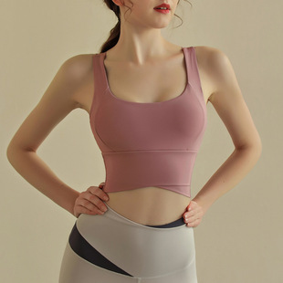 vfu运动内衣女防震跑步防下垂高强度外穿聚拢美背心文胸健身瑜伽