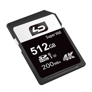 256G 灵动 200MB 适用于微单相机视频拍摄 UHS单芯V60SD512G