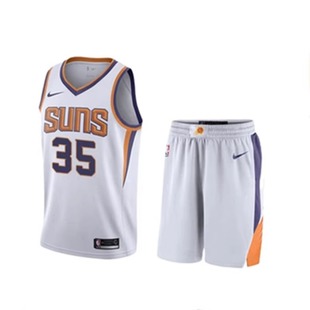 NBA太阳队35号杜兰特1号布克球衣篮球服男运动背心套装