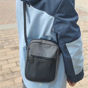 斜挎包 库存品牌包包 简约低调小包时尚 英伦男士 耐磨 单肩帆布包