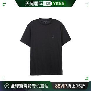 ARMANI SJTKZ 香港直邮GIORGIO 男士 黑色棉质T恤 UC99 3HSM72