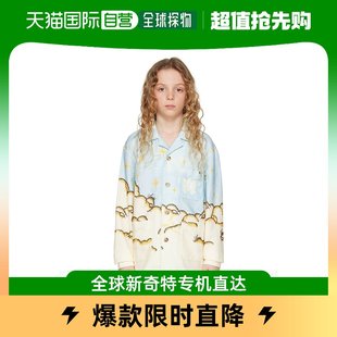 AMIRI 童装 香港直邮潮奢 女童蓝色 Sunscape 儿童衬衫