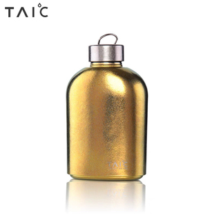 TAIC钛可纯钛运动水壶瀚海蓝 流光金1000ml设乡味