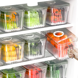 冰箱收纳盒食品级蔬菜保鲜盒冷冻专用水果鸡蛋储物盒整理密封神器