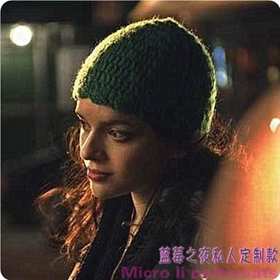 蓝莓之夜 帽子 女主角裘德洛 纯手工瓜皮帽镂空帽 诺拉琼斯同款