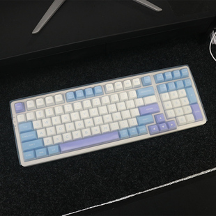 适合新盟X98PRO机械键盘保护膜迈从K980 K99凹凸垫罩全覆盖透明硅胶键位配件
