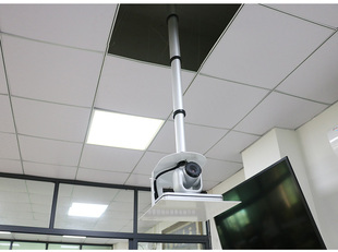 视频会议摄像头升降吊架监控投影仪电动遥控架单杆天花隐藏支架