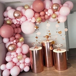 生日派对室内场景门口气球链条造型店面新款 幼儿园订婚周岁惊喜