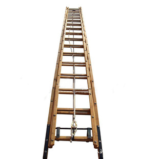 二节6米竹子消防拉梯3米单杠梯 4米挂钩梯 9米消防二节拉梯 6米