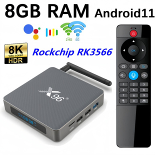 X96x6原生安卓11盒子4k电视网络高清播放器rk3566游戏5gwifi投屏