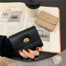 小众设计新品 ins冷淡风自制复古钱包精致小巧卡包软皮驾照证件包