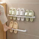 浴室拖鞋 子收纳神器厕所壁挂挂架托架沥水 架免打孔卫生间置物架鞋