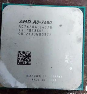 AMD 二手电脑主机配件APU 7680 主频3.5集成显卡CPU 四核台式