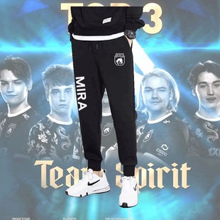 Team Spirit战队服Ti12总决赛夺冠纪念dota2男女TS队休闲裤 长卫裤