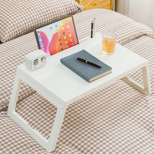 日本床上书桌可折叠电脑桌家用懒人小桌子学生宿舍上铺飘窗写字桌