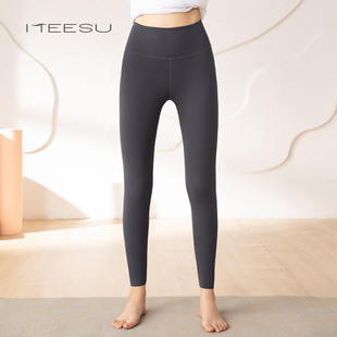 新款 百搭日常休闲裤 外贸瑜伽服女士时尚 紧身运动锦纶跑步健身裤