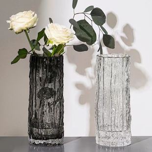 玻璃花瓶透明插花水养鲜花富贵竹ins风网红插花客厅桌面装 饰摆件