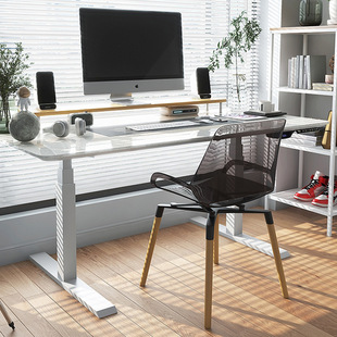 远红外线发热电动升降桌小户型 北欧书桌 简约书桌 学习书桌