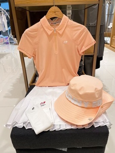 夏季 吸汗速干翻领Polo衫 韩国高尔夫服装 女装 短袖 运动球衣 T恤时尚