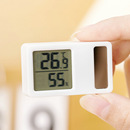 迷你太阳能款 温湿度计贴墙家用小号高精度室内测温小温度计湿度表