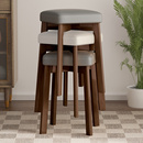 实木餐椅子轻奢高级感家用可叠放客厅加厚板凳子现代简约2023新款
